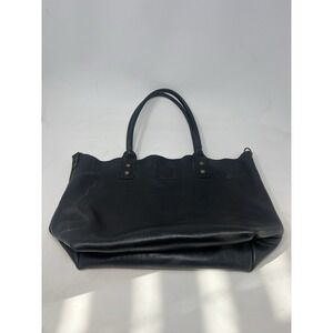 Will Leather Goods All Leather Utility Tote‎ – Black